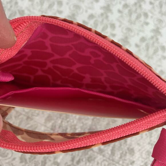 Simply Southern ID Wallet Keychain Brown Giraffe Print Cute BOHO NWT - Picture 8 of 9